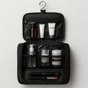 Hanging Toiletry Bag Large Capacity Travel Cosmetic Makeup Organizer Waterproof Shower Wash Bag With Hook Executive